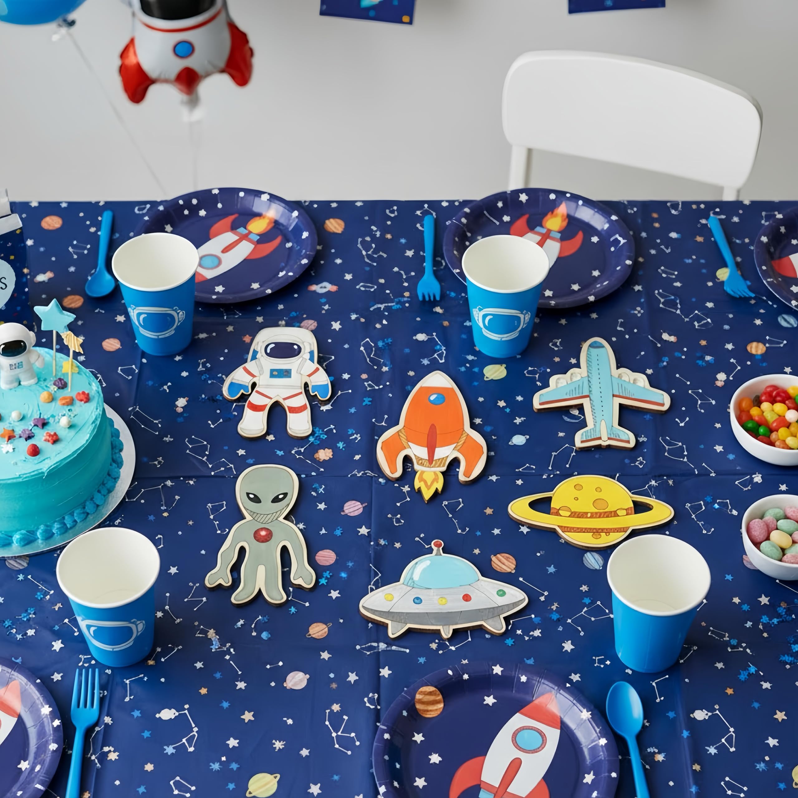Geecozylife astronaut designs pack sparks imaginative painting activities.