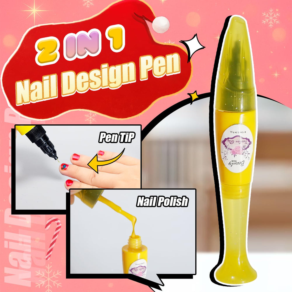 Geek Cheers glitter pen highlights sparkle for vibrant, on-trend nail accents.