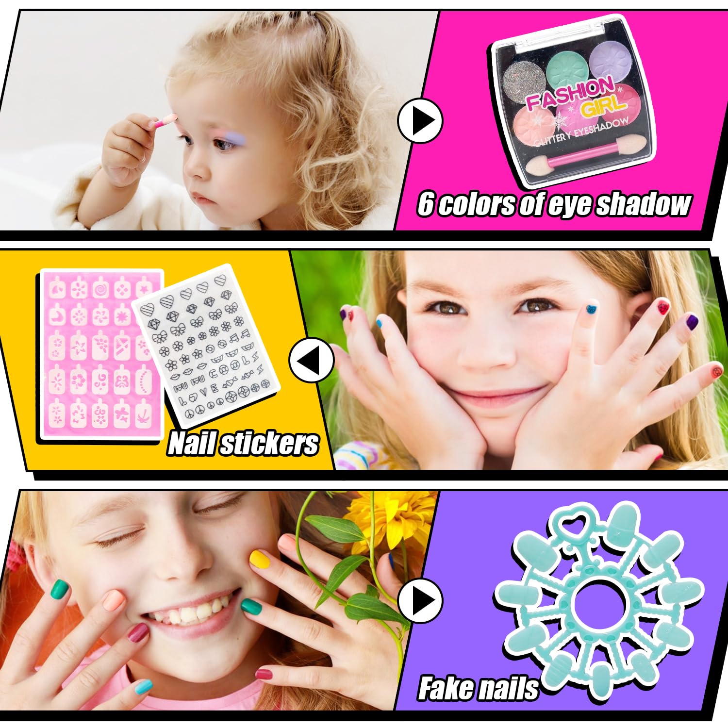 Geek Cheers stickers add instant flair to DIY nail designs.