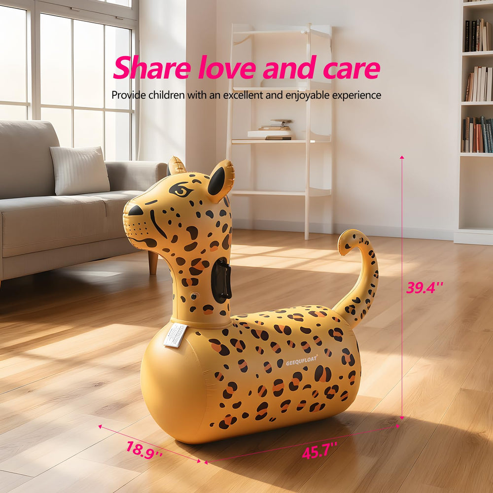 GEEQUFLOAT balance-pad base helps build core strength during bouncing