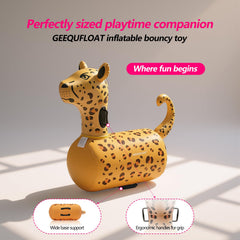 GEEQUFLOAT soft handles provide secure grip for young riders