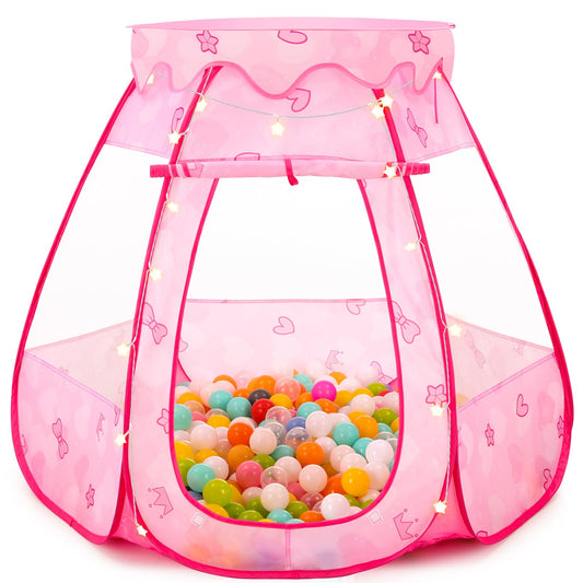GeerWest baby ball pit with star lights ready for imaginative play.