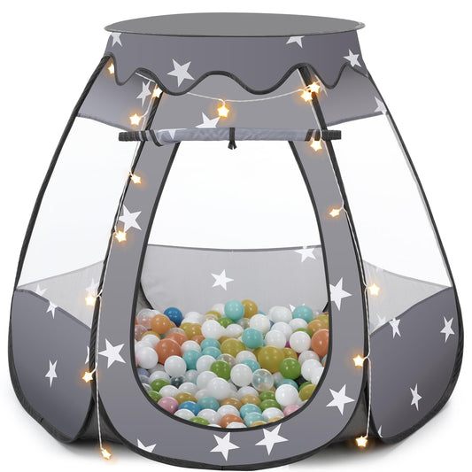GeerWest baby ball pit with star lights for dreamy indoor play.