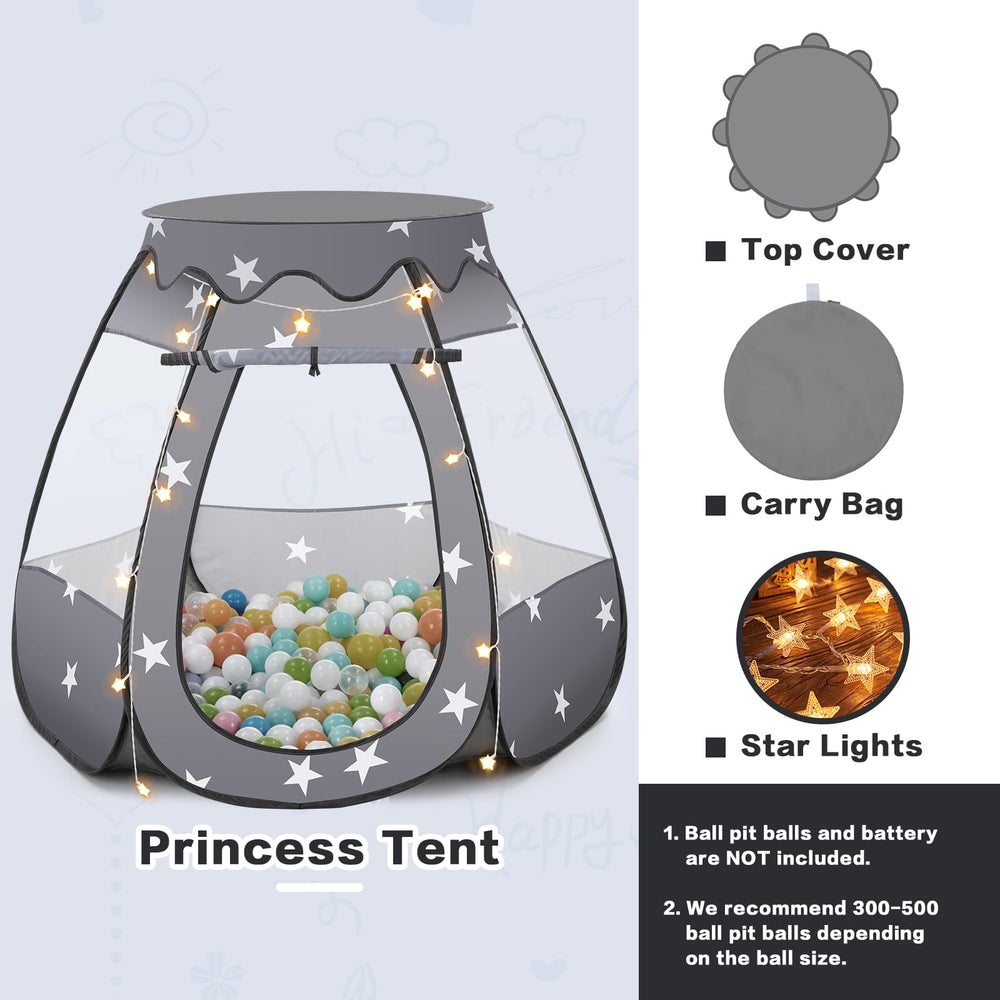 GeerWest portable play tent easy to move for parties and outings.