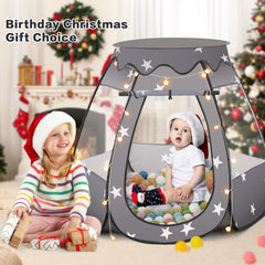 GeerWest princess play tent usable indoors or outdoors for imaginative games.