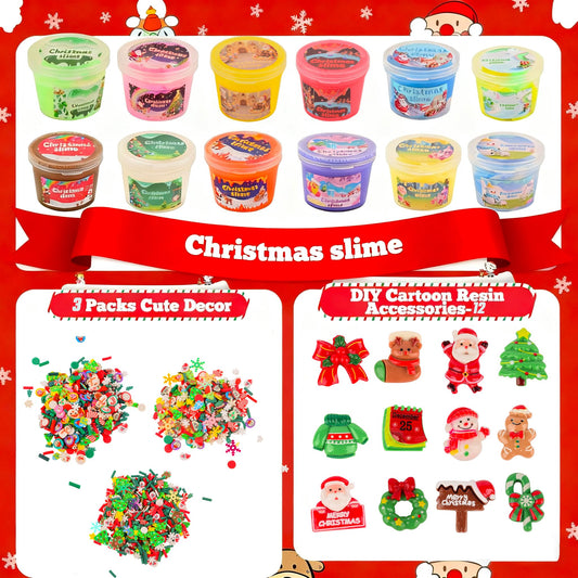 GEILEADER Santa Claus charm slime adds festive flair for storytelling and pretend play