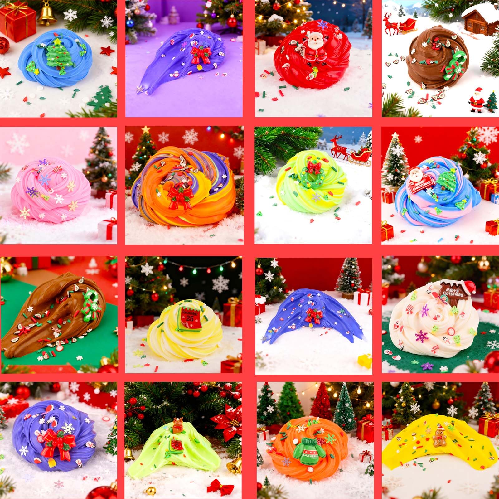 GEILEADER snowman charm slime enhances seasonal scenes during classroom activities