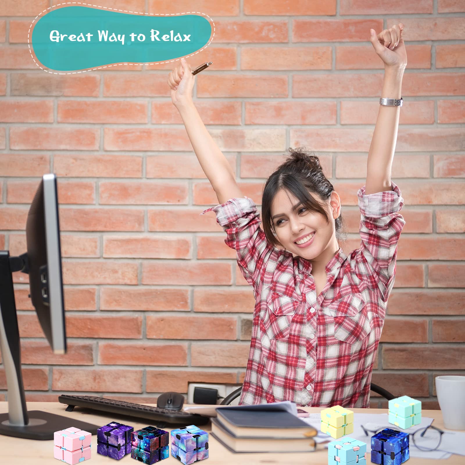 Gejoy ABS plastic cubes with smooth surface for comfortable handling