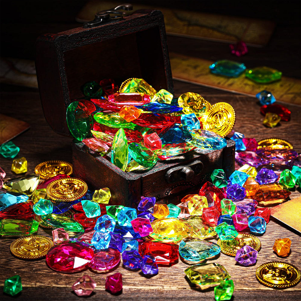 Gejoy embossed pirate skull gold coins evoke adventure and gift ideas.