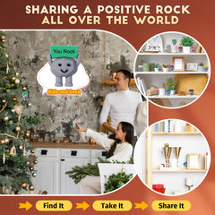 Gejoy colorful stones inspire daily gestures of appreciation.
