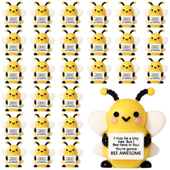 Gejoy mini bee rubber toy closeup, cheerful design ready for gifting.
