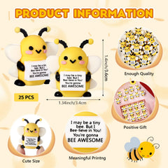 Gejoy mini bee on desk, a charming decor piece that boosts mood.
