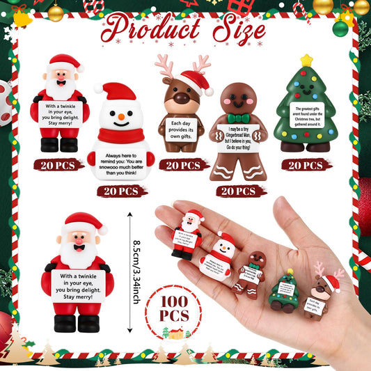 Gejoy Santa Claus figure with uplifting message for gifting