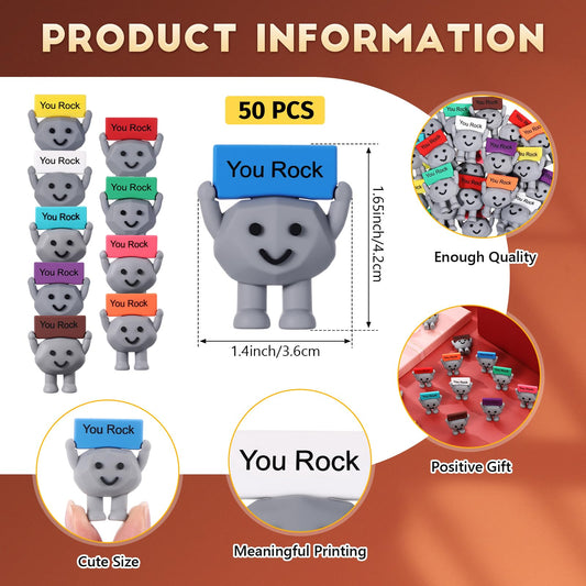Gejoy motivational stone display with ten colors brightens your workspace.