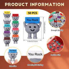 Gejoy motivational stone display with ten colors brightens your workspace.