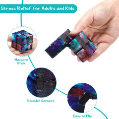 Gejoy stress relief fidget cubes, soothing hand exercise for concentration