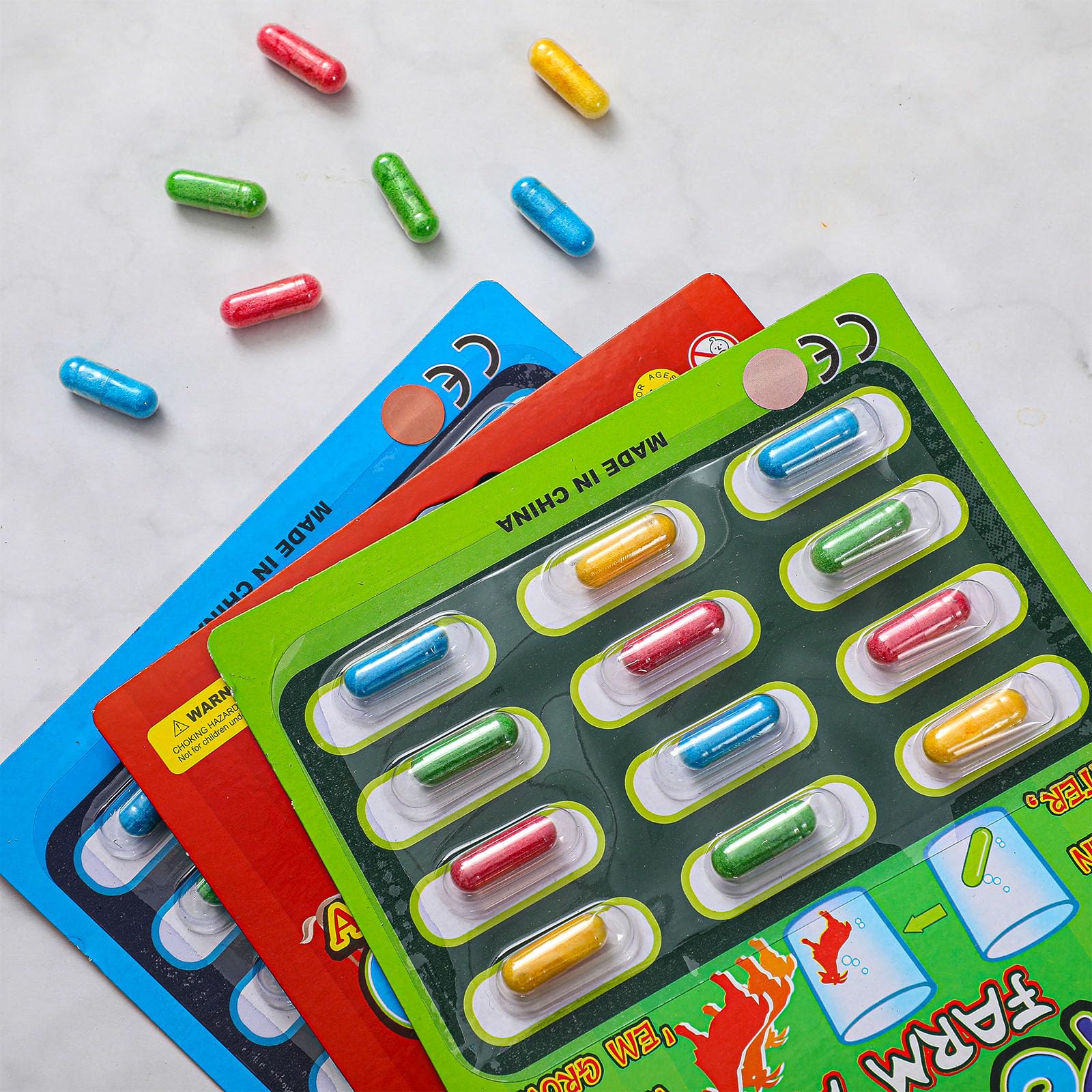 Gejoy 8-pack water capsules ready for classroom science or party favors.