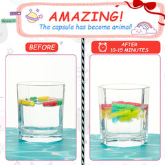 Gejoy sea creature foam shapes bloom during bath time for sensory delight.