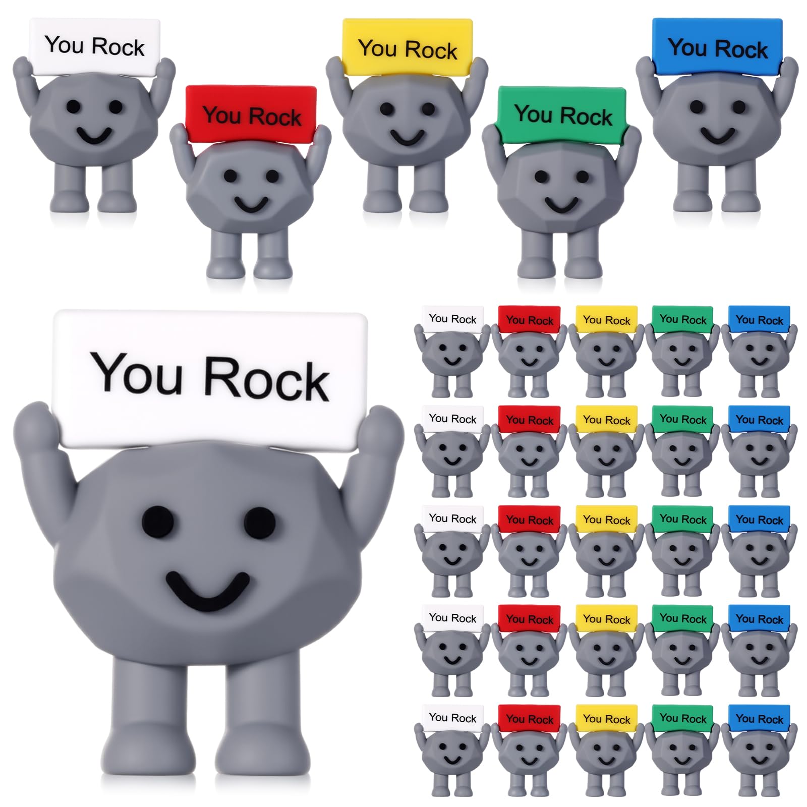 Gejoy You Rock stones invite sharing, crafts, or office inspiration for daily motivation
