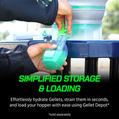 Gel Blaster refill ammo in action enabling quick reloads
