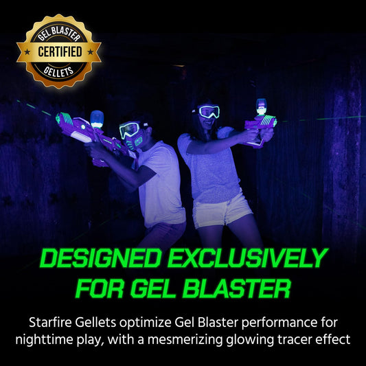 Starfire Gellets eco-conscious water-based formula for performance.