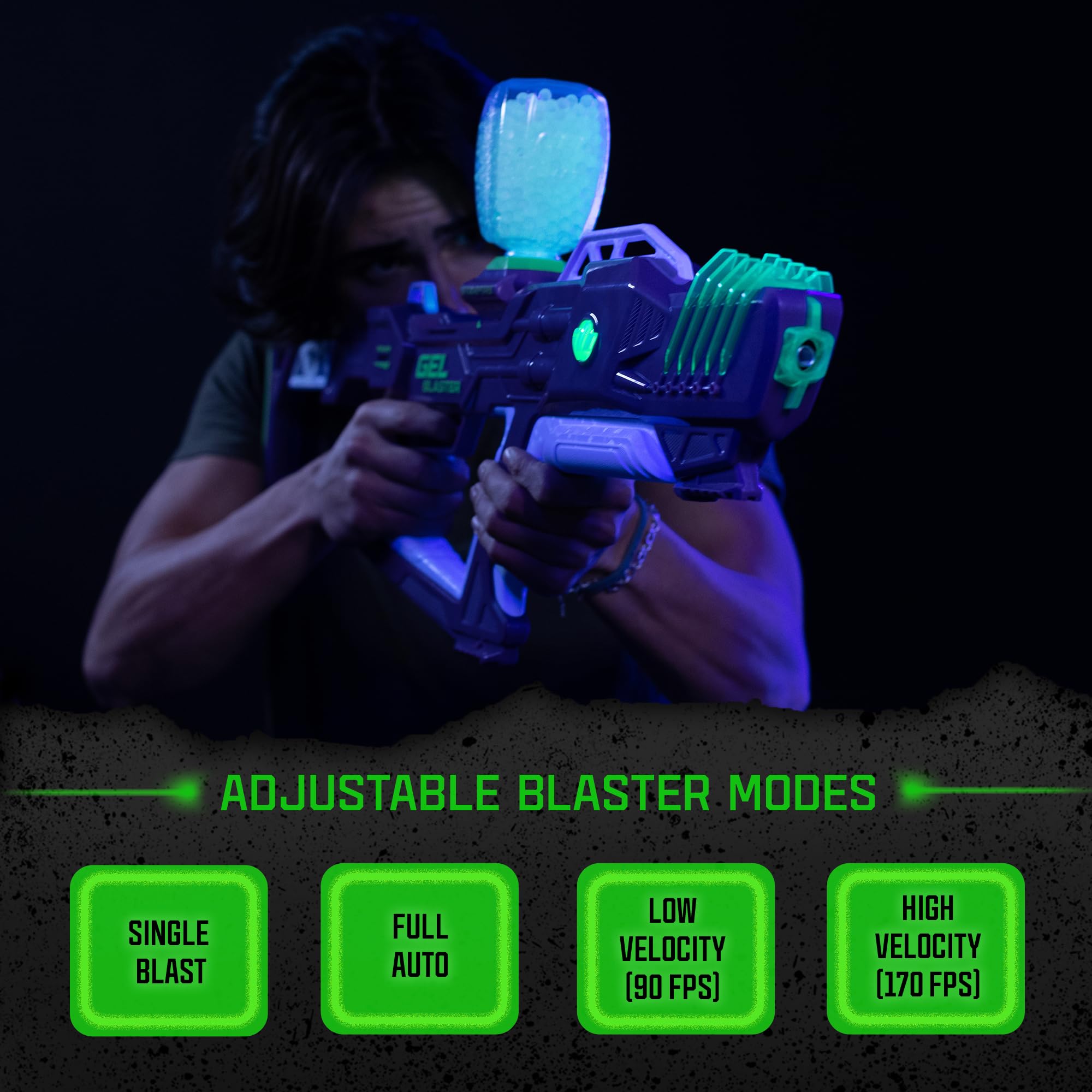 Starfire XL rapid-fire mode demonstrates fast action during heated outdoor games.
