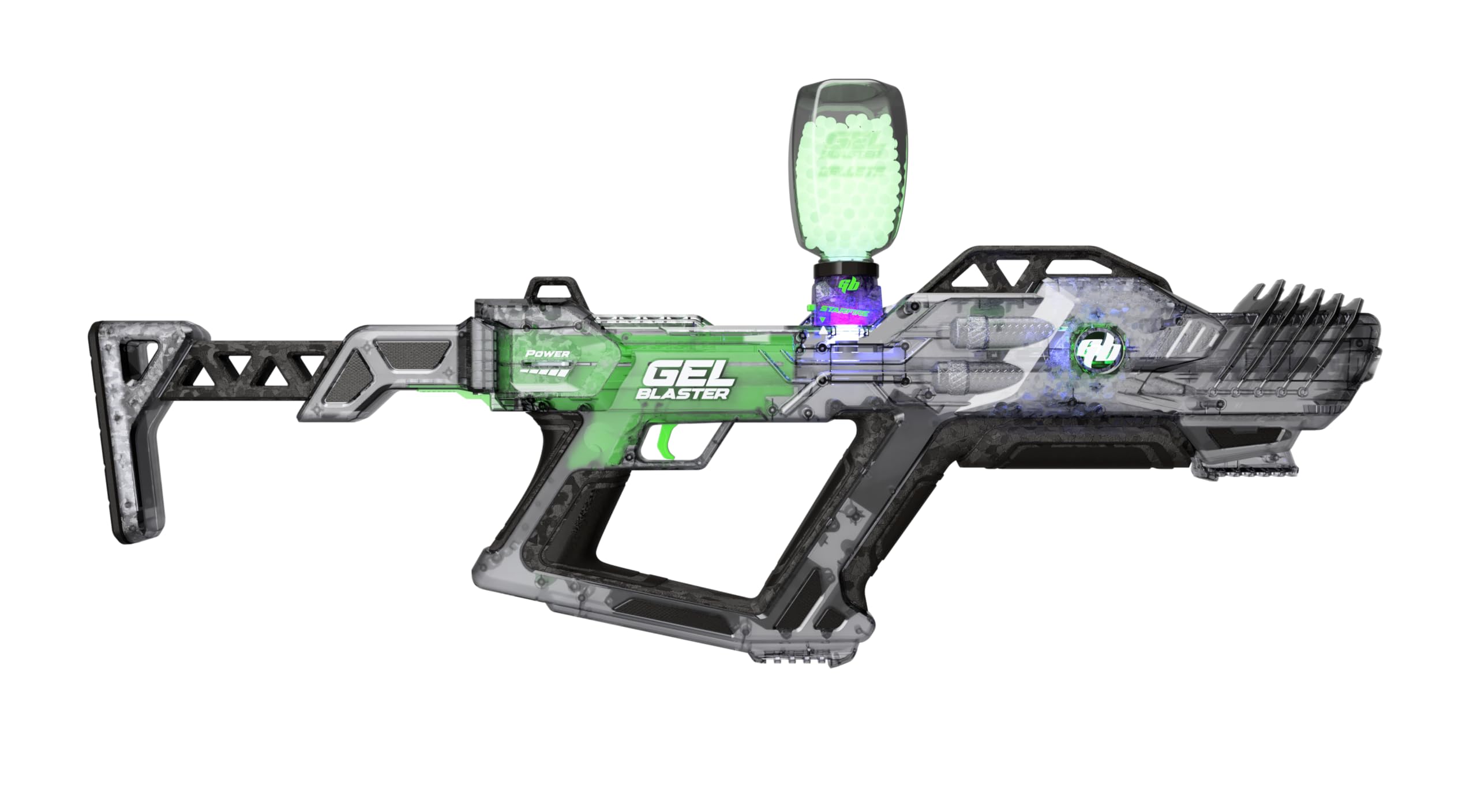 Gel Blaster Surge XL 2 backyard battle setup for outdoor fun.