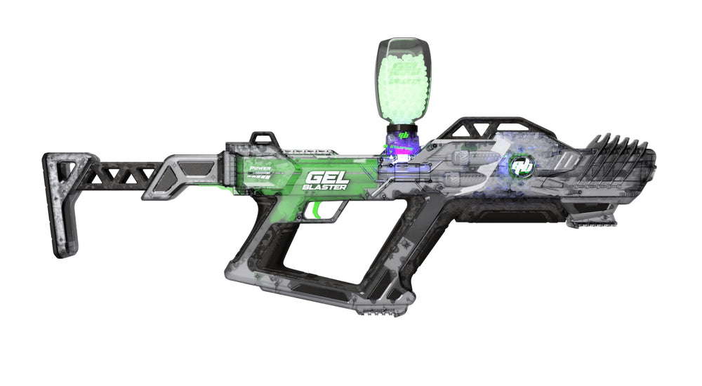 Gel Blaster Surge XL 2 backyard battle setup for outdoor fun.