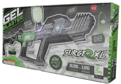 Gel Blaster Surge XL 2 extended-range barrel boosts distance during play.