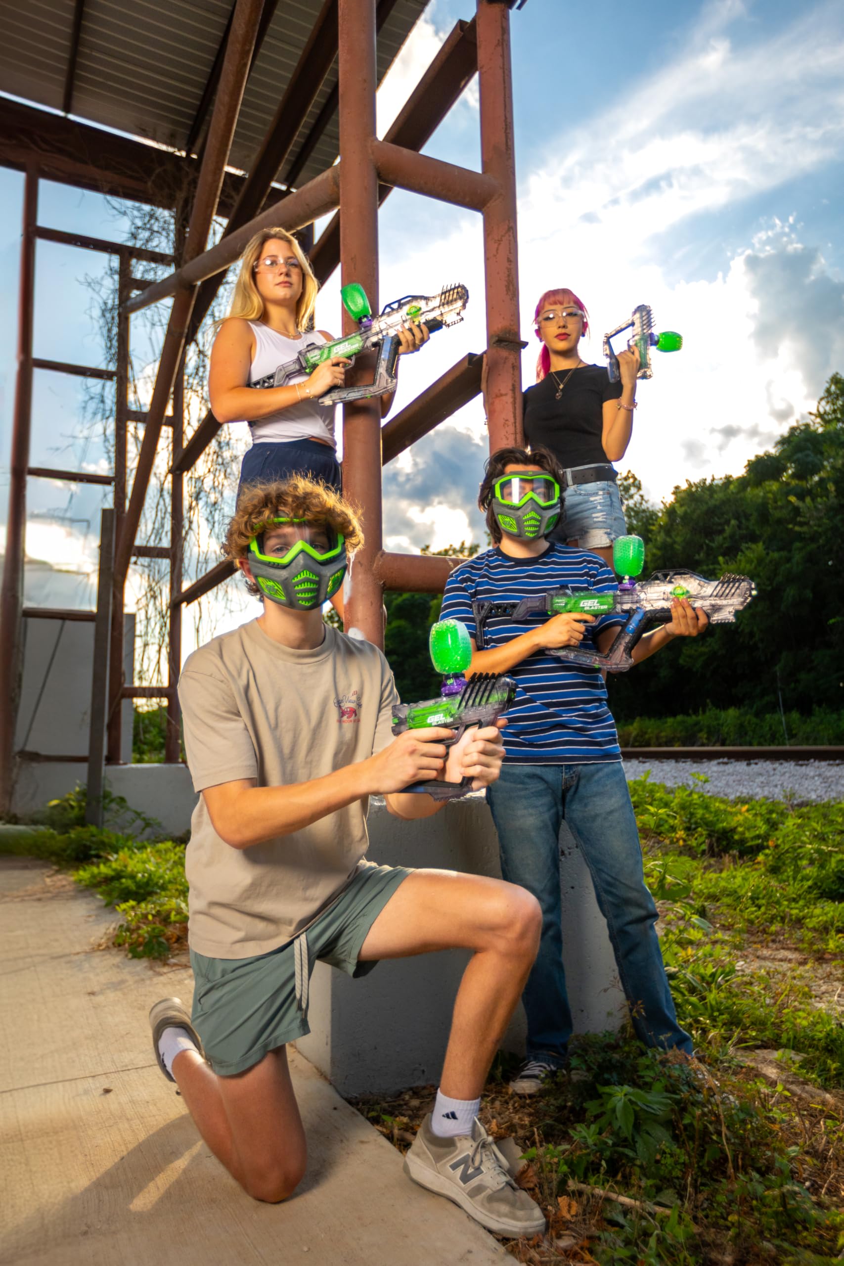 Gel Blaster Surge XL 2 rechargeable battery powers longer backyard sessions.