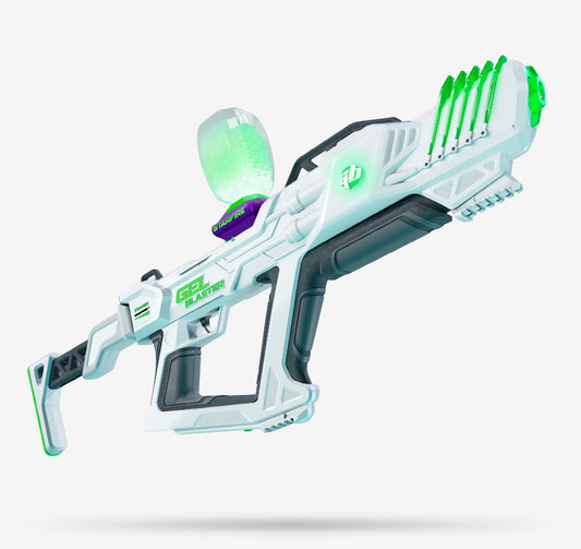 Gel Blaster Surge XL Day N Nite kit ready for epic battles with Gellets.