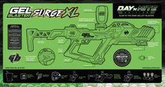 Gel Blaster Surge XL Hopper loaded with Gellets for rapid-fire sessions.