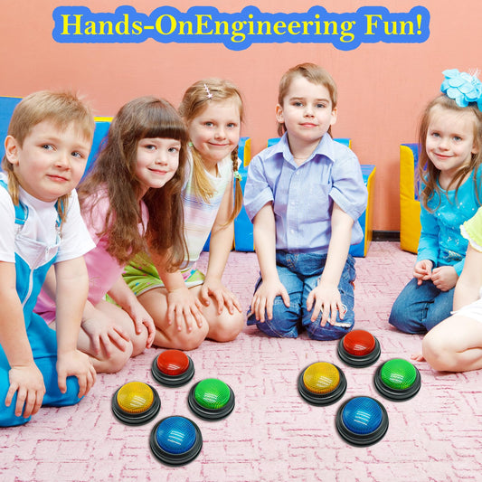 Gelabur Buzzers green lights encourage team participation during family games