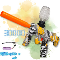 GELGLOCK Electric Blaster front view in camo for outdoor action