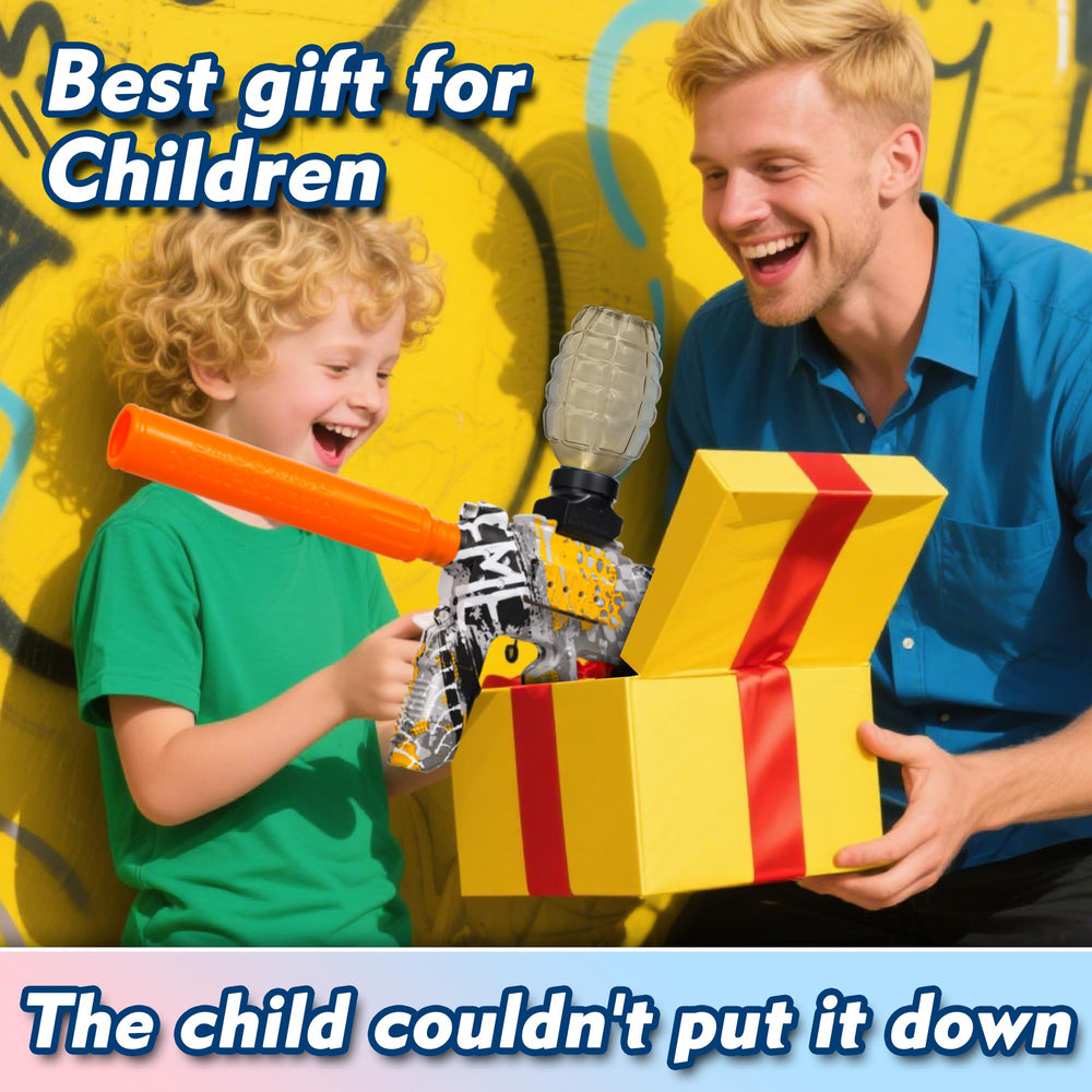 GELGLOCK Electric Blaster camo gift packaging, ideal for ages 8+