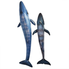 Gemini&Genius beach party decor blue whale figure for nautical themes