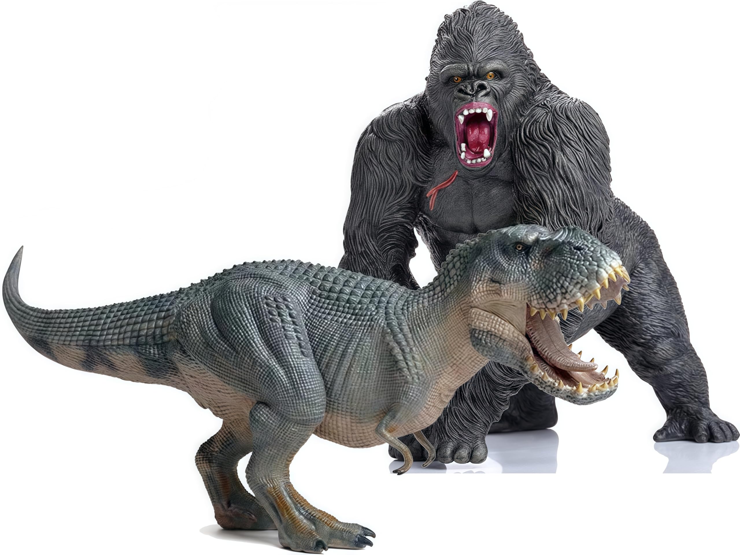 Gemini&Genius Tyrannosaurus Rex toy with movable jaw for interactive play.