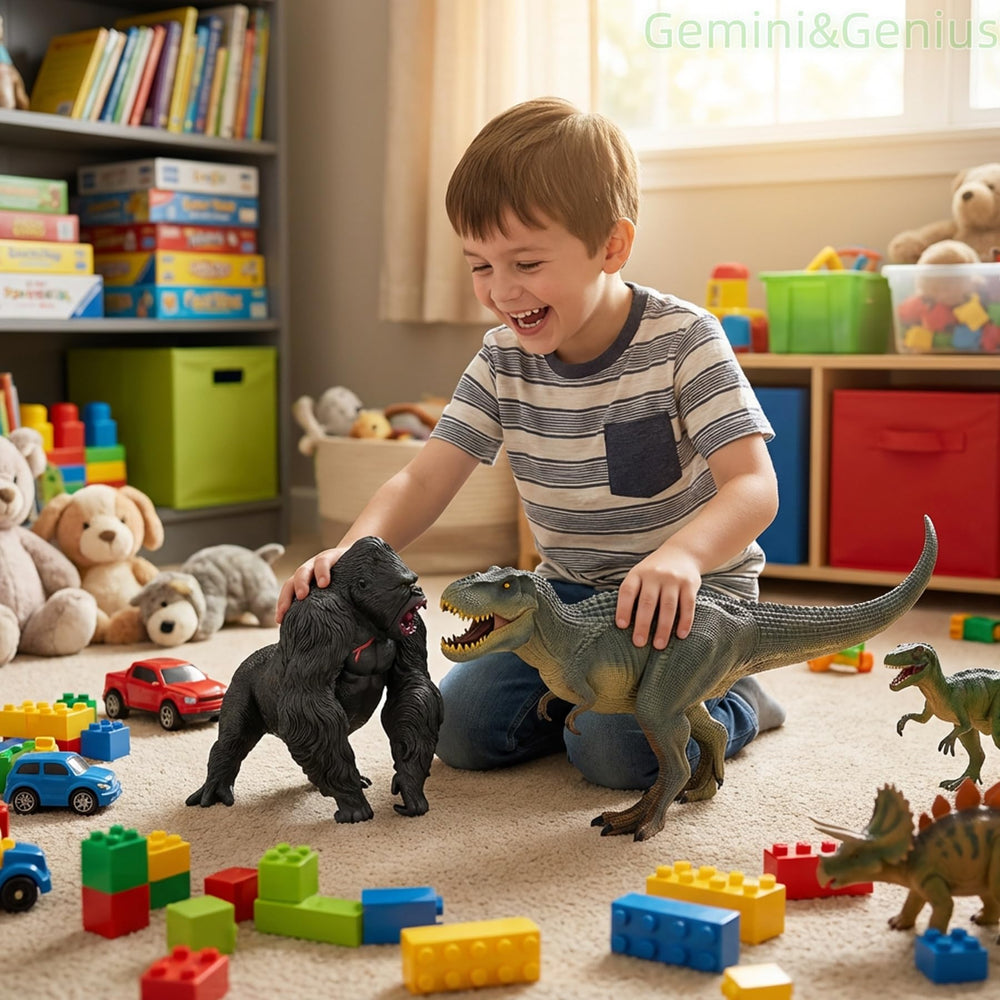 Gemini&Genius dinosaur made from safe, non-toxic materials for peace of mind.