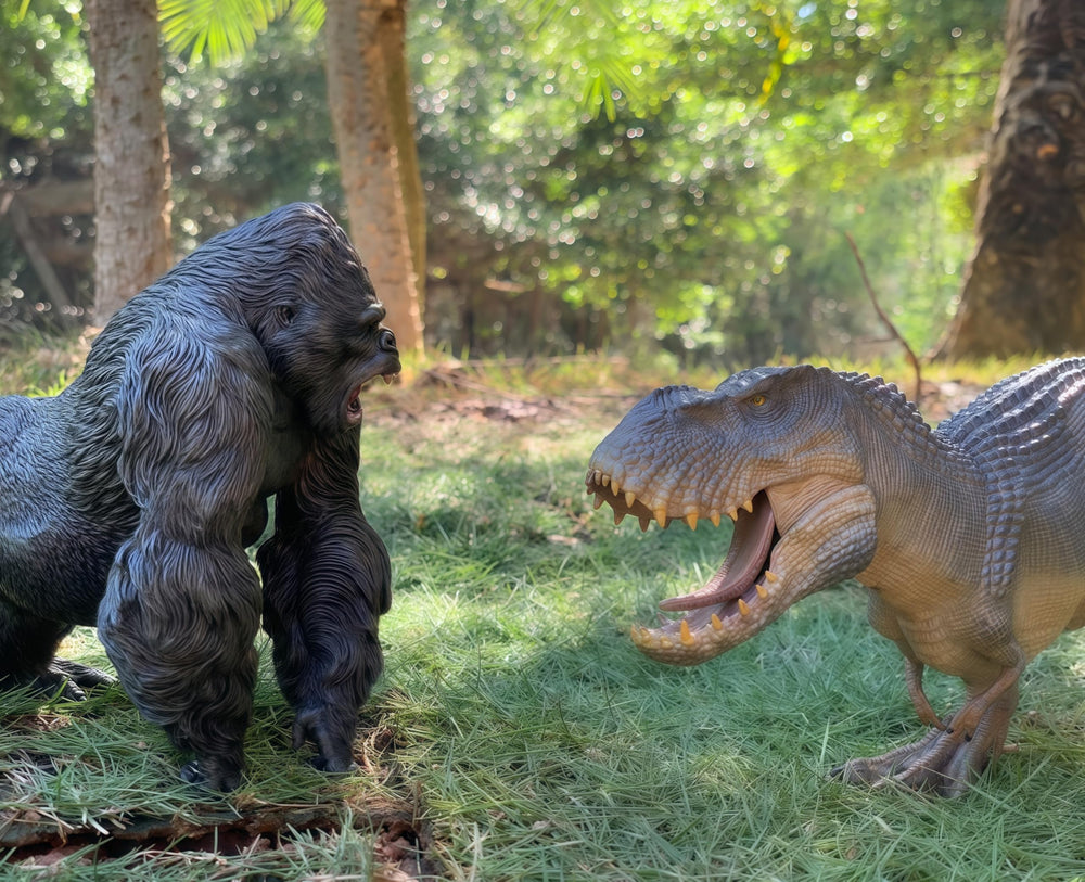 Gemini&Genius T-rex with strong limbs and delicate nails for posing.
