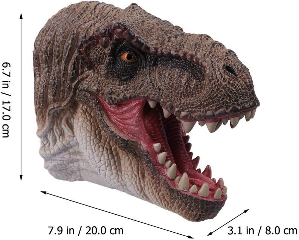 Gemini&Genius dinosaur hand puppet with detailed paintwork for lifelike charm