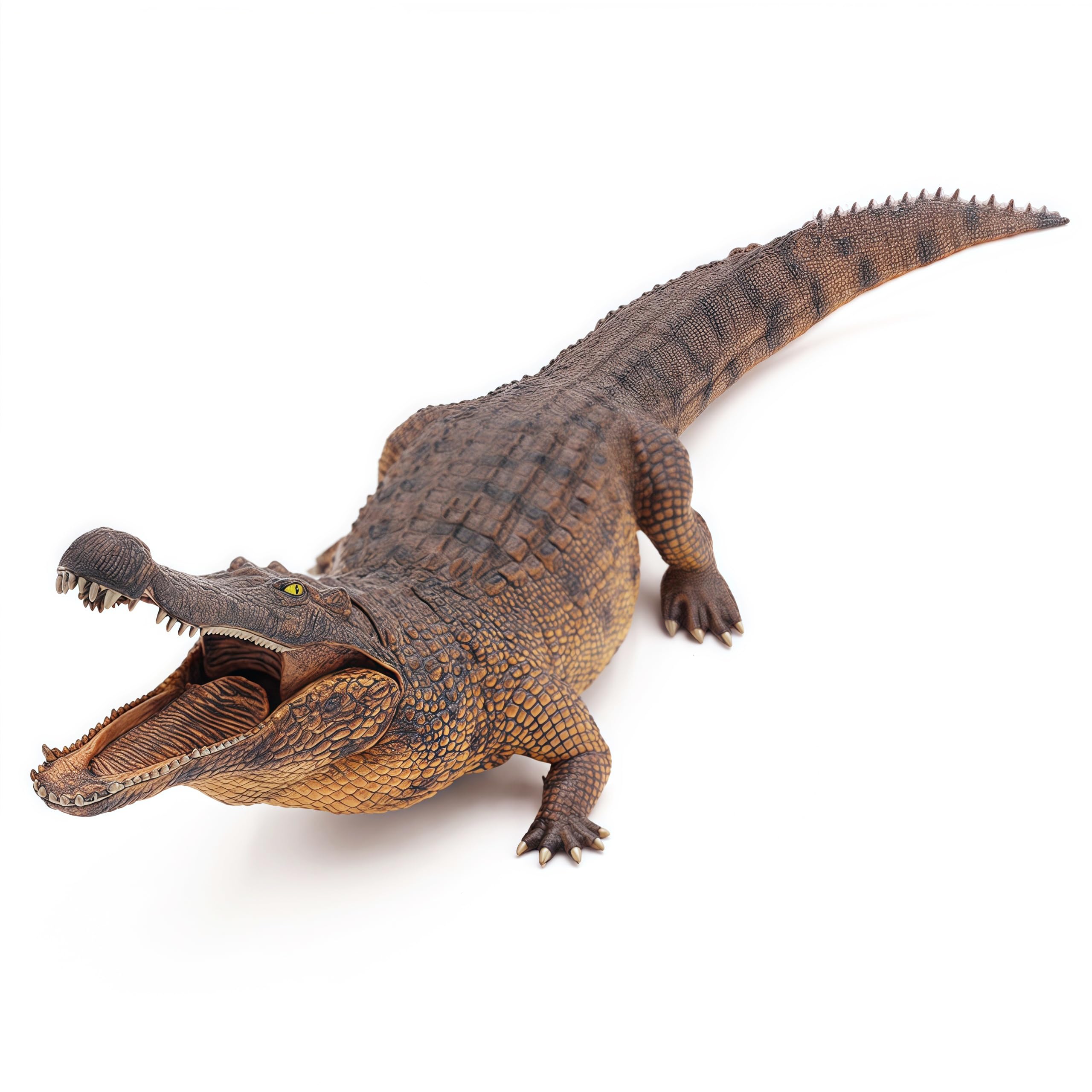 Gemini&Genius Crocodile Toy moveable jaw detail for interactive play and display