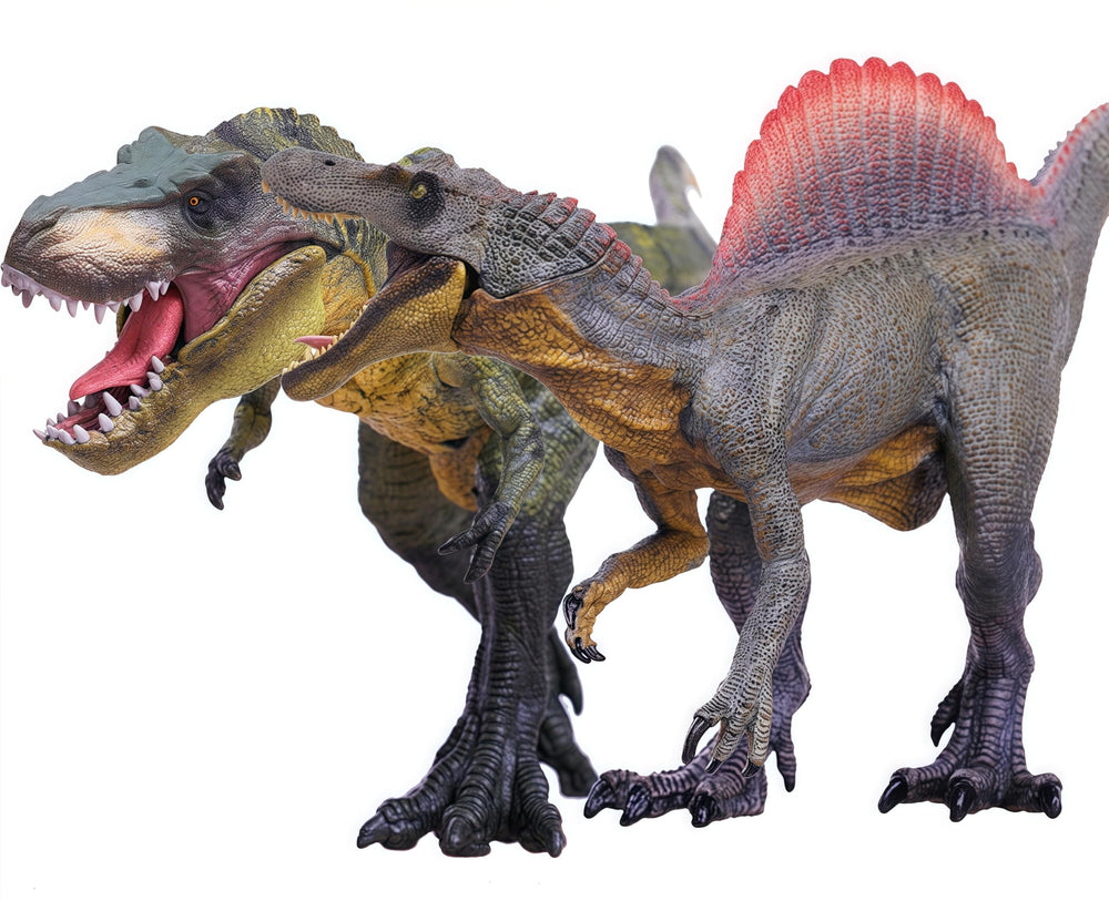 Gemini&Genius hand-painted dinosaurs showcase rich textures for lifelike display.