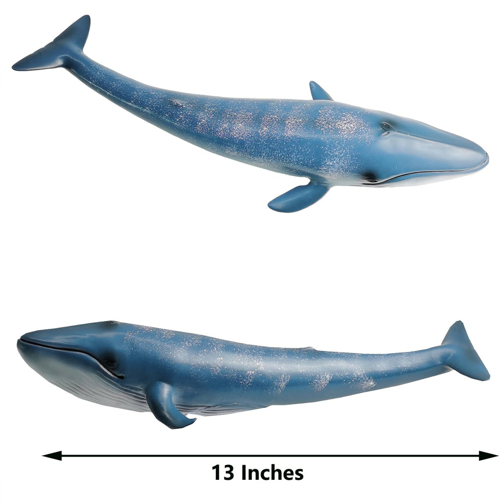Gemini&Genius kids room decor blue whale figure enhances shelf display