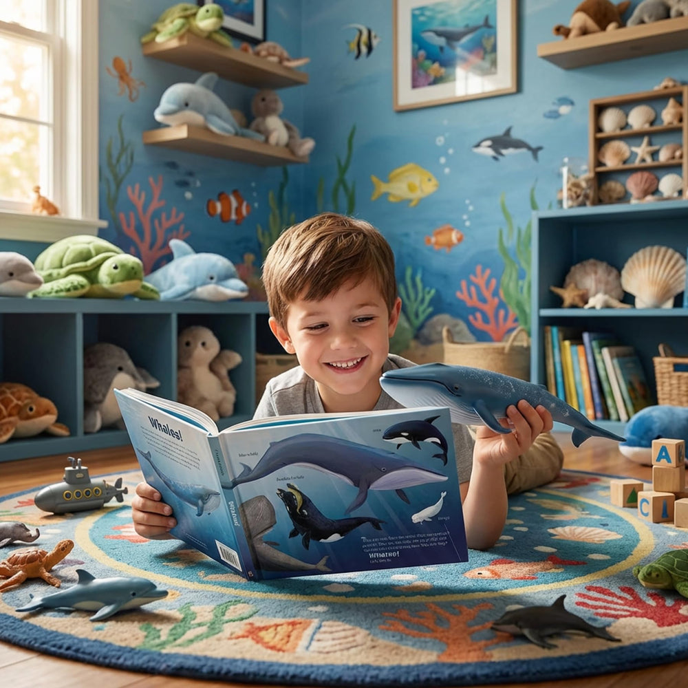 Gemini&Genius ocean shark whale model for hands-on ocean exploration