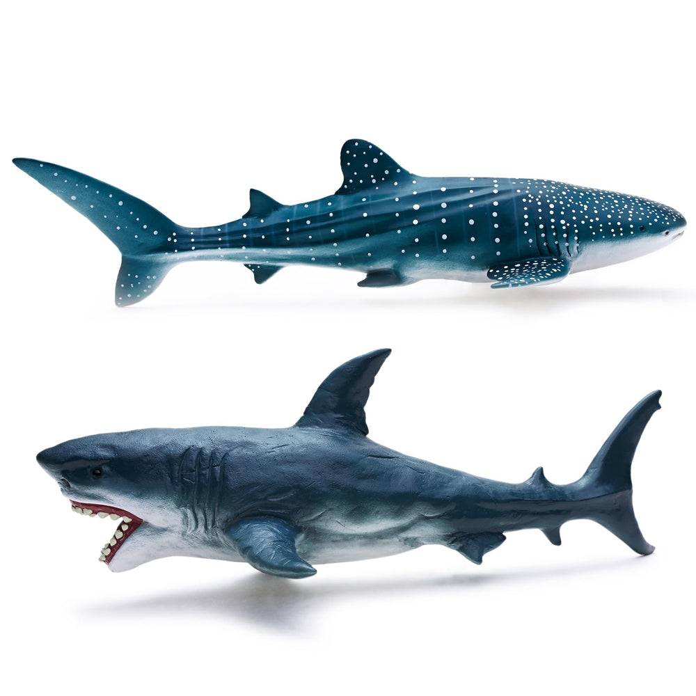 Gemini&Genius shark figures support storytelling and classroom learning.