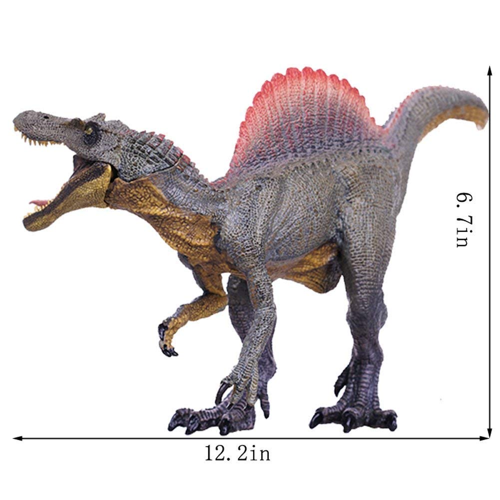 Gemini&Genius Spinosaurus compatible with other dinosaurs for mix-and-match adventures.