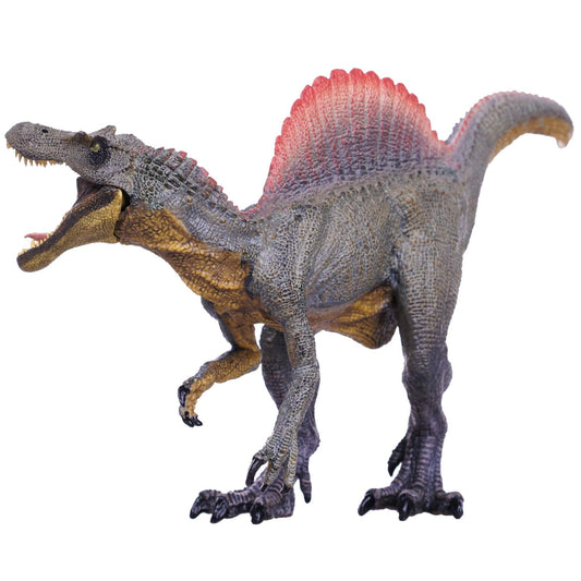 Gemini&Genius Spinosaurus action figure in running pose for dynamic pretend play.
