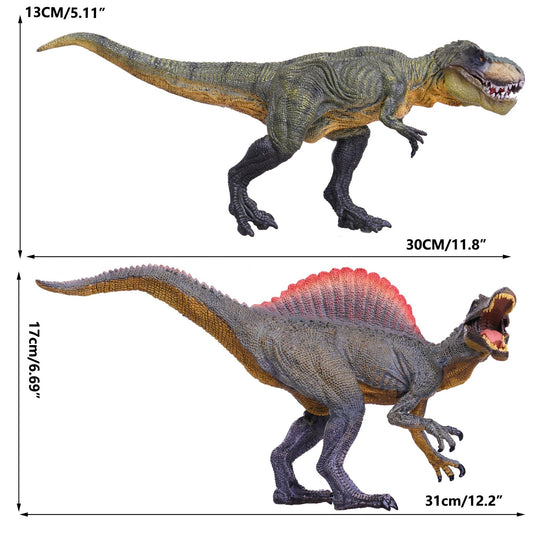 Gemini&Genius Spinosaurus figure in dynamic pose for action storytelling.