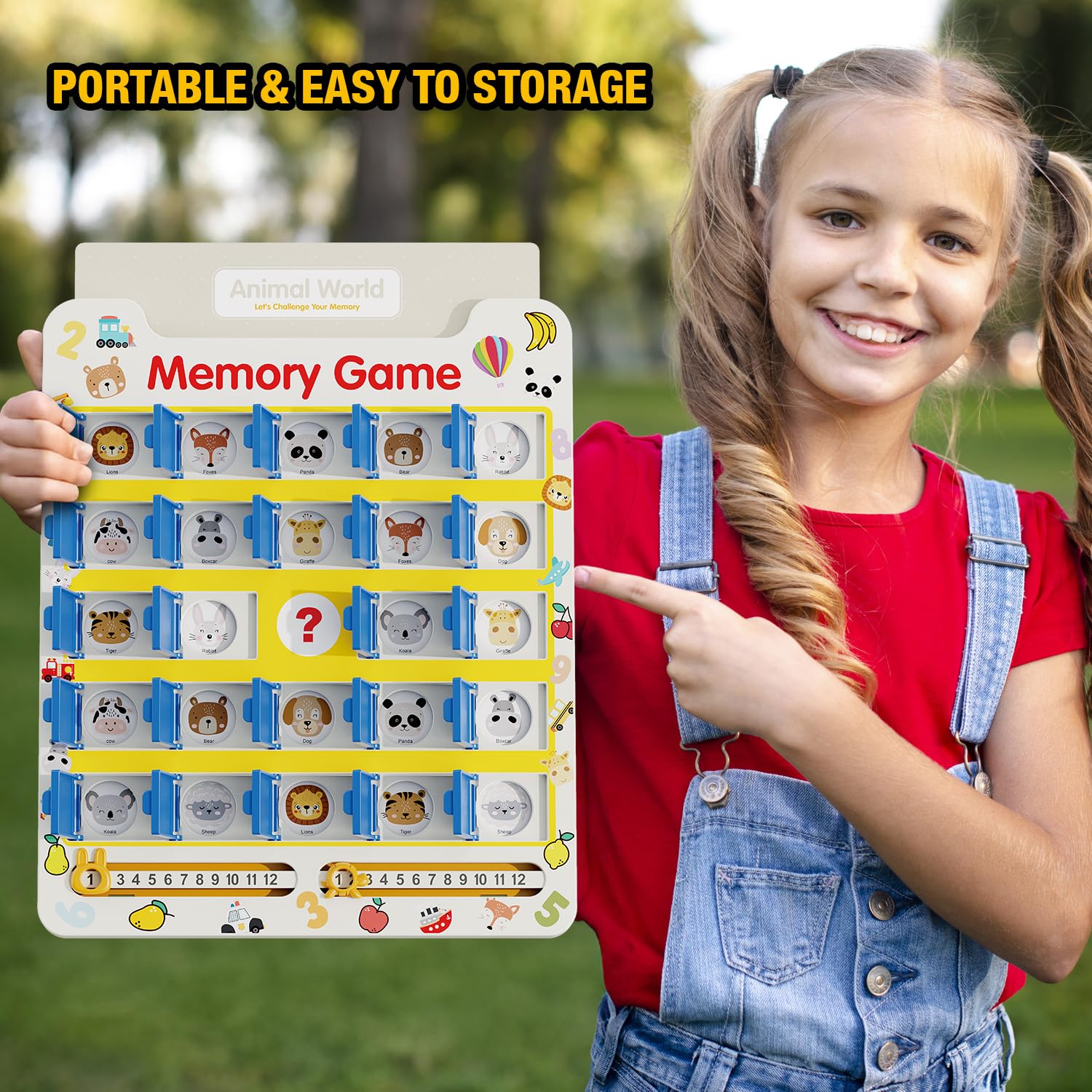 GEMKARRY memory game christmas cards for festive learning on trips