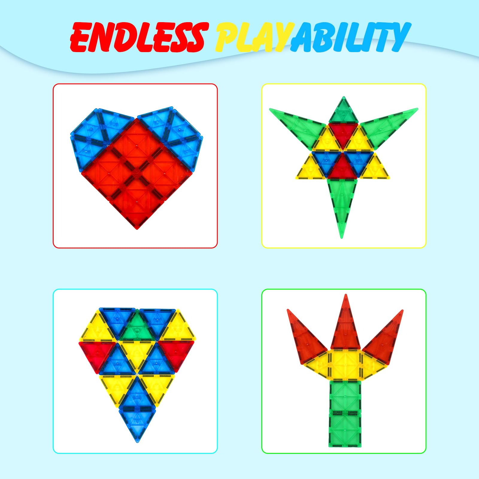 Gemmicc Magnetic Tiles idea book guides open-ended play and planning.